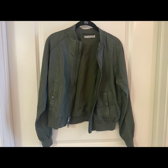 Vince Green Faux Leather jacket - Picture 1 of 5